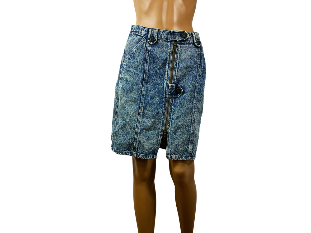 Vintage denim short skirt