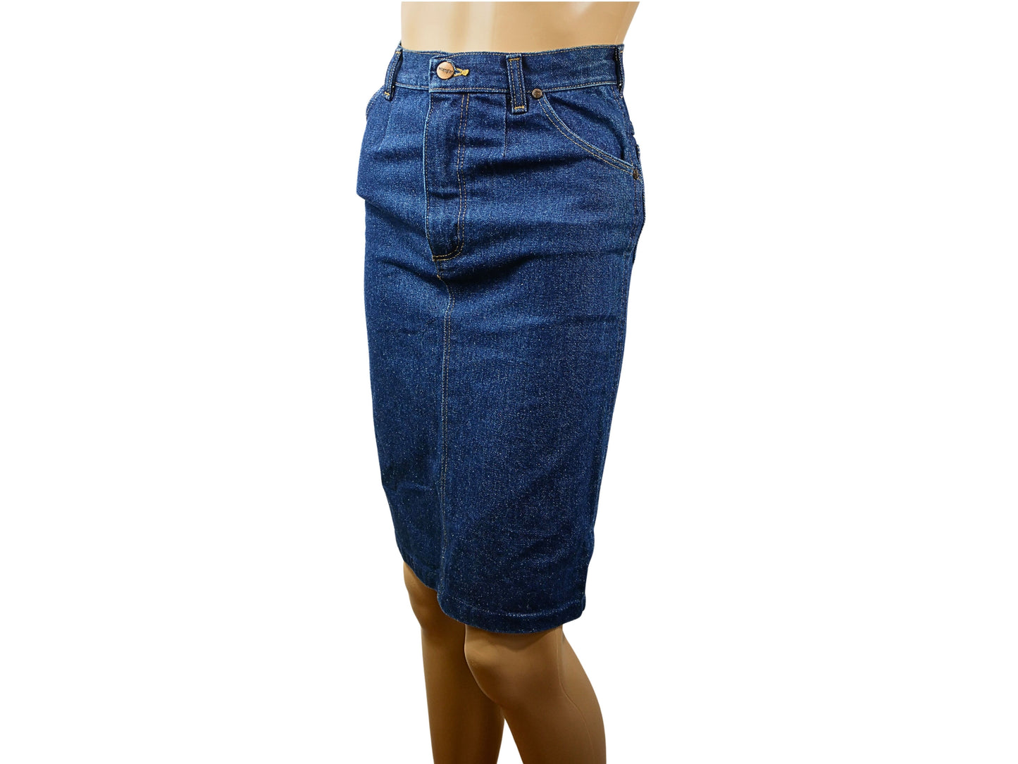 Wangler Jupe droite vintage en jean