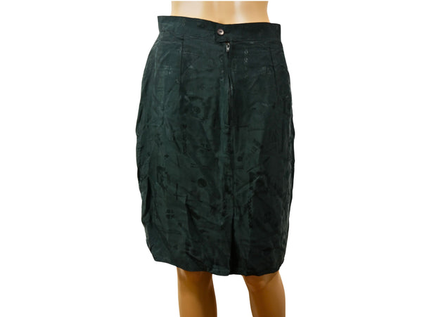 Vintage black knee length skirt