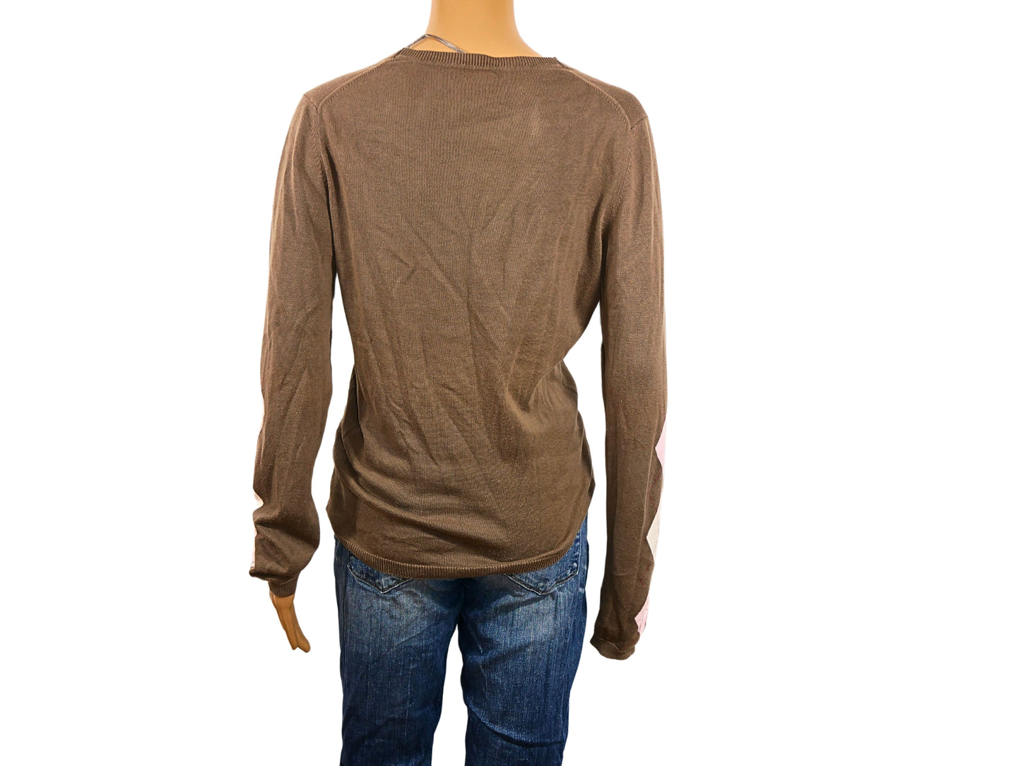 Pull en maille fine marron Esprit