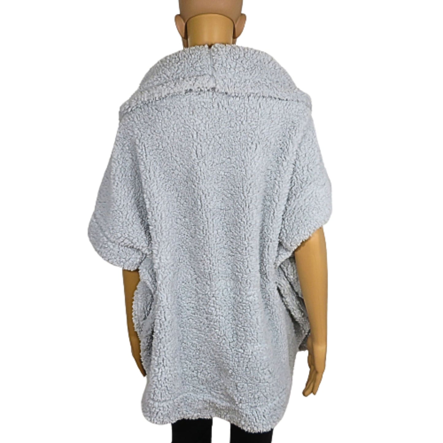 MASQ LOUNGEWEAR Poncho en sherpa