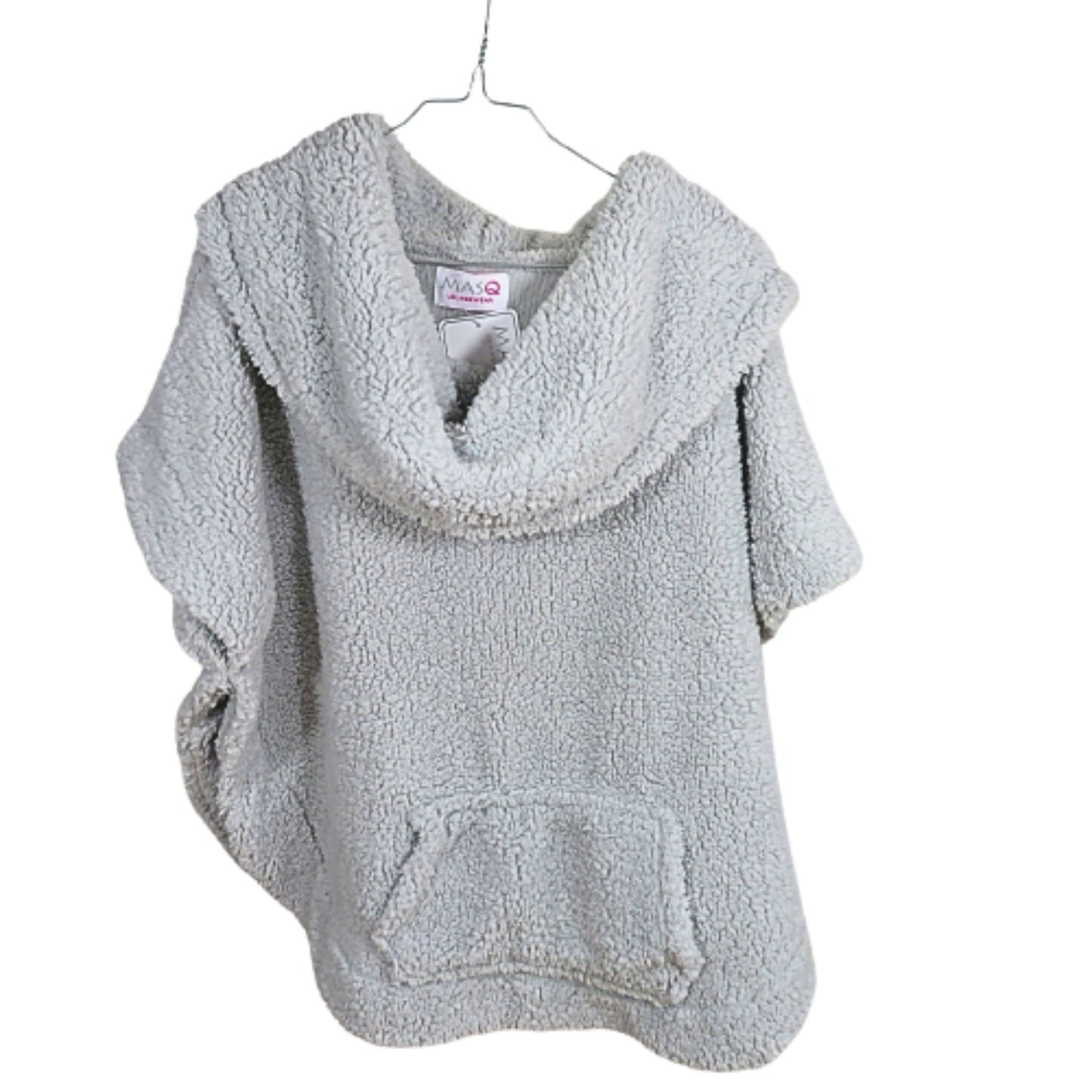 MASQ LOUNGEWEAR Poncho en sherpa