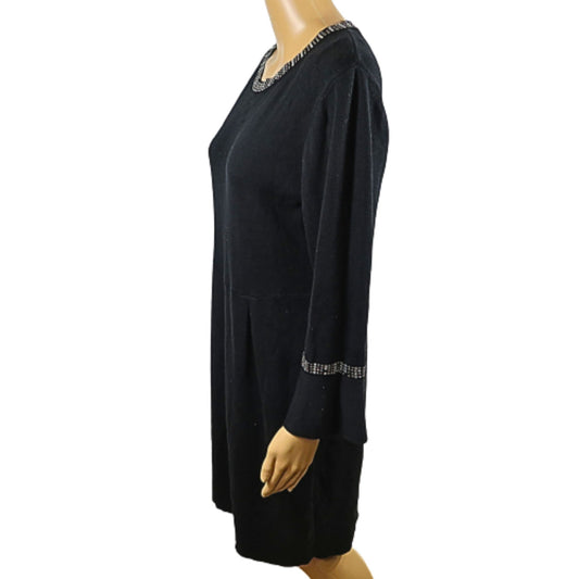 Monsoon Strickkleid mit Strassverzierung