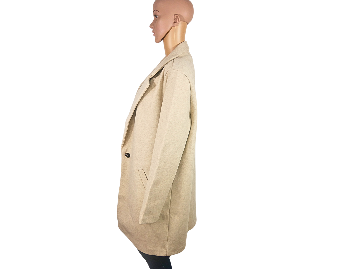 CACHECACHE straight cut coat