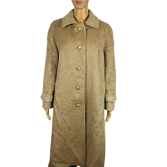 Straight wool coat