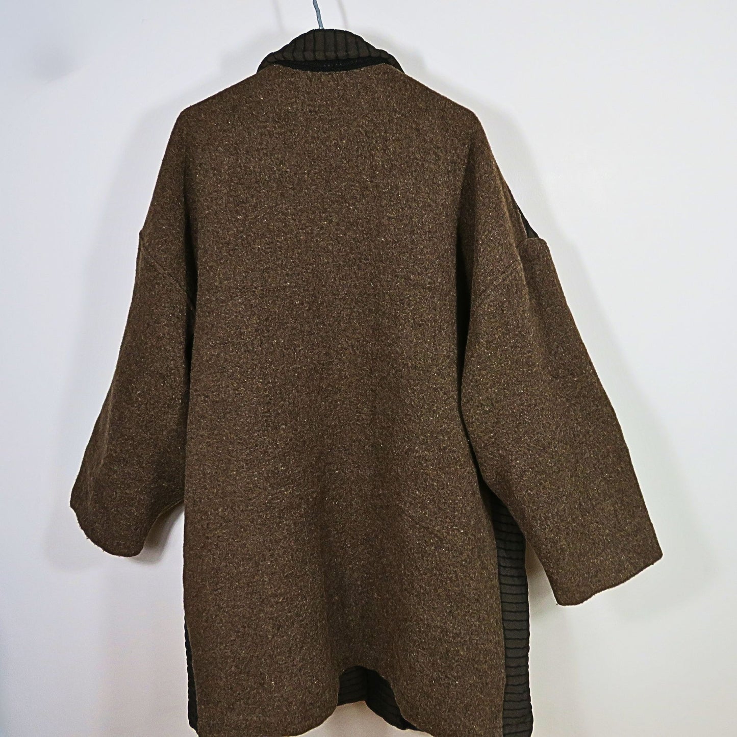 Manteau vintage bi-matière