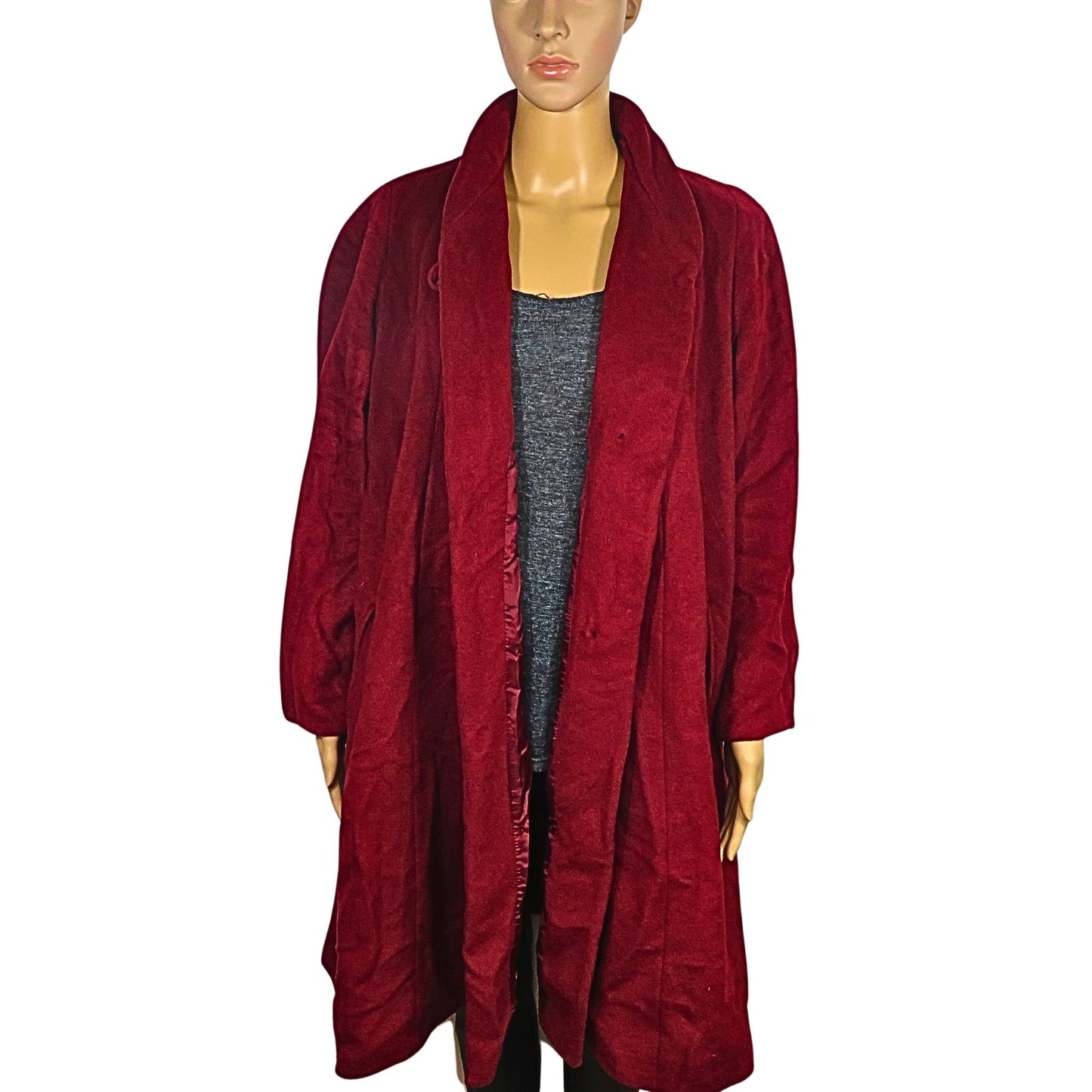 C2 PARIS Manteau vintage rouge