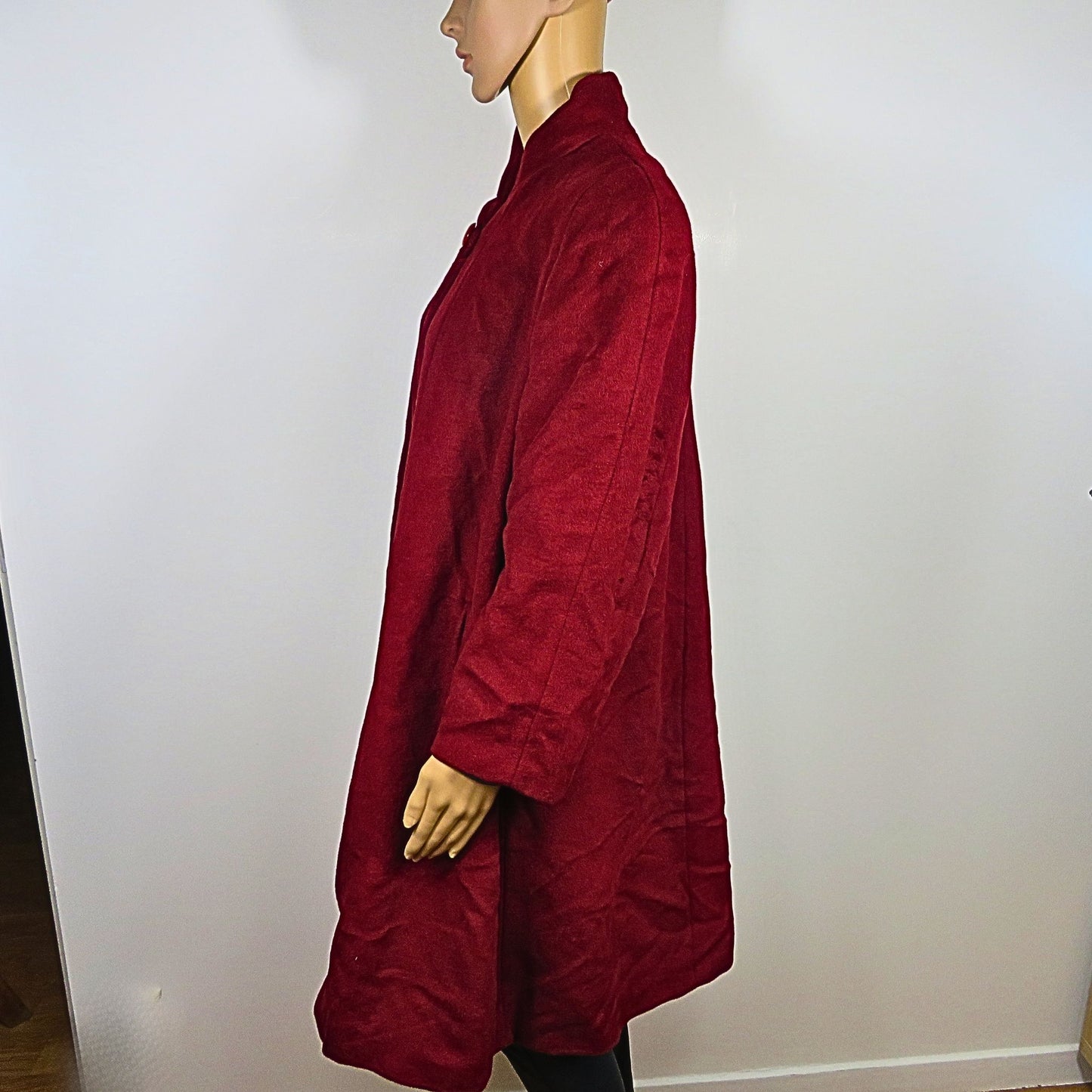 C2 PARIS Manteau vintage rouge