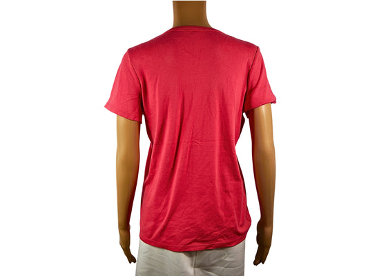 T-shirt rouge uni Marks & Spencer pour femmes