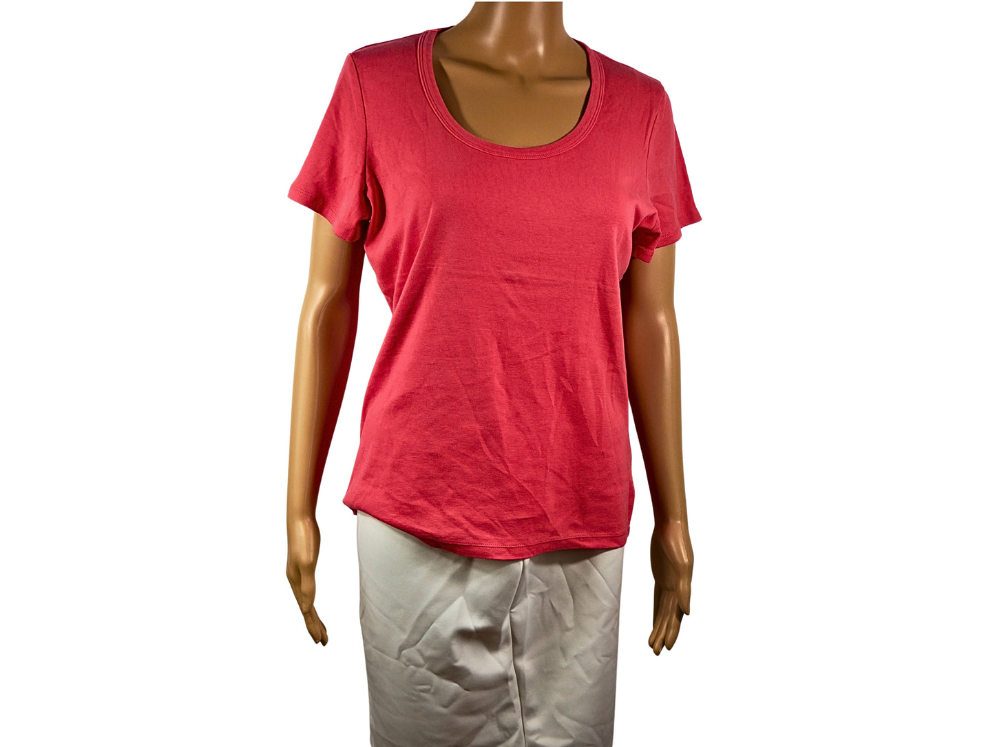 T-shirt rouge uni Marks & Spencer pour femmes