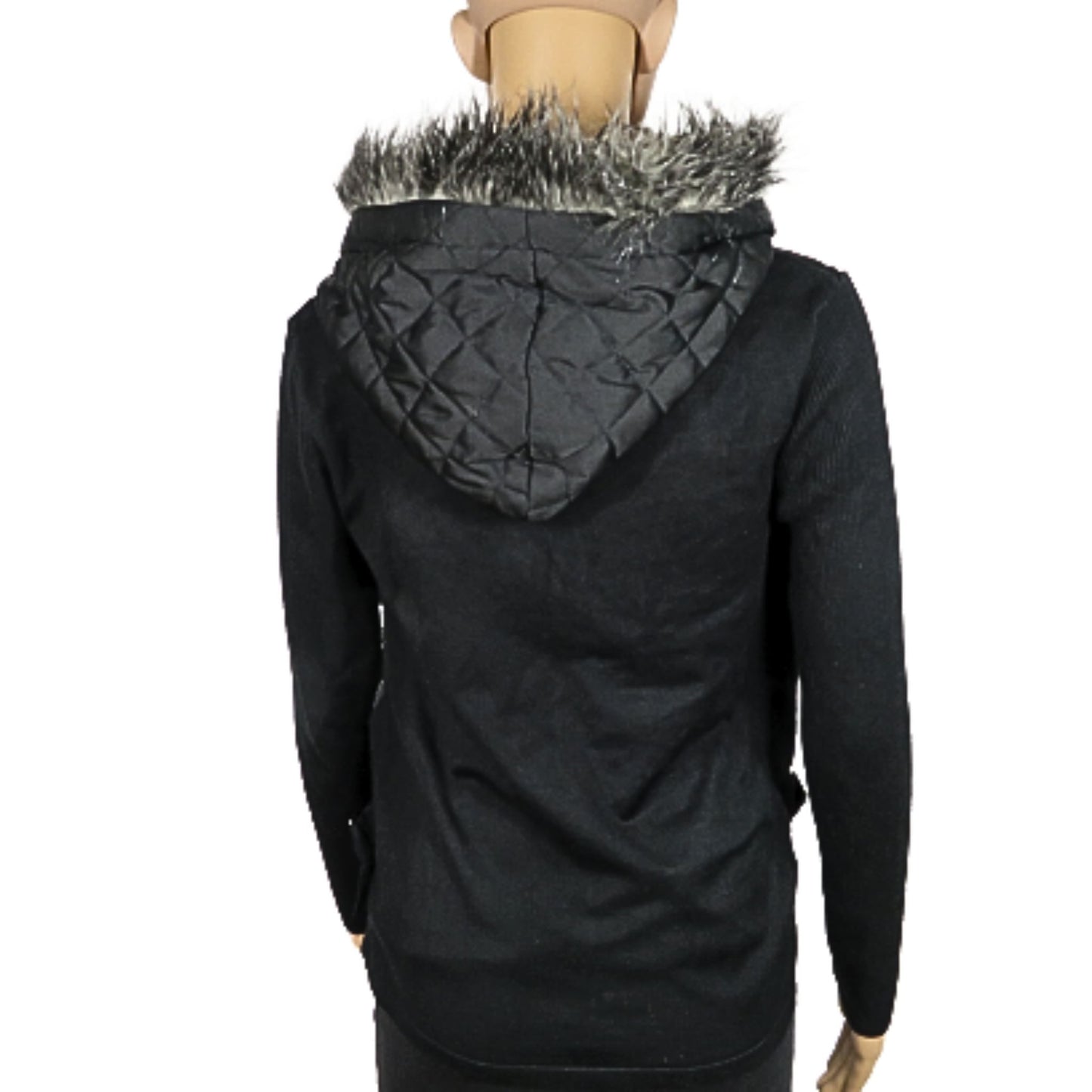 Morgan bi-material quilted jacket