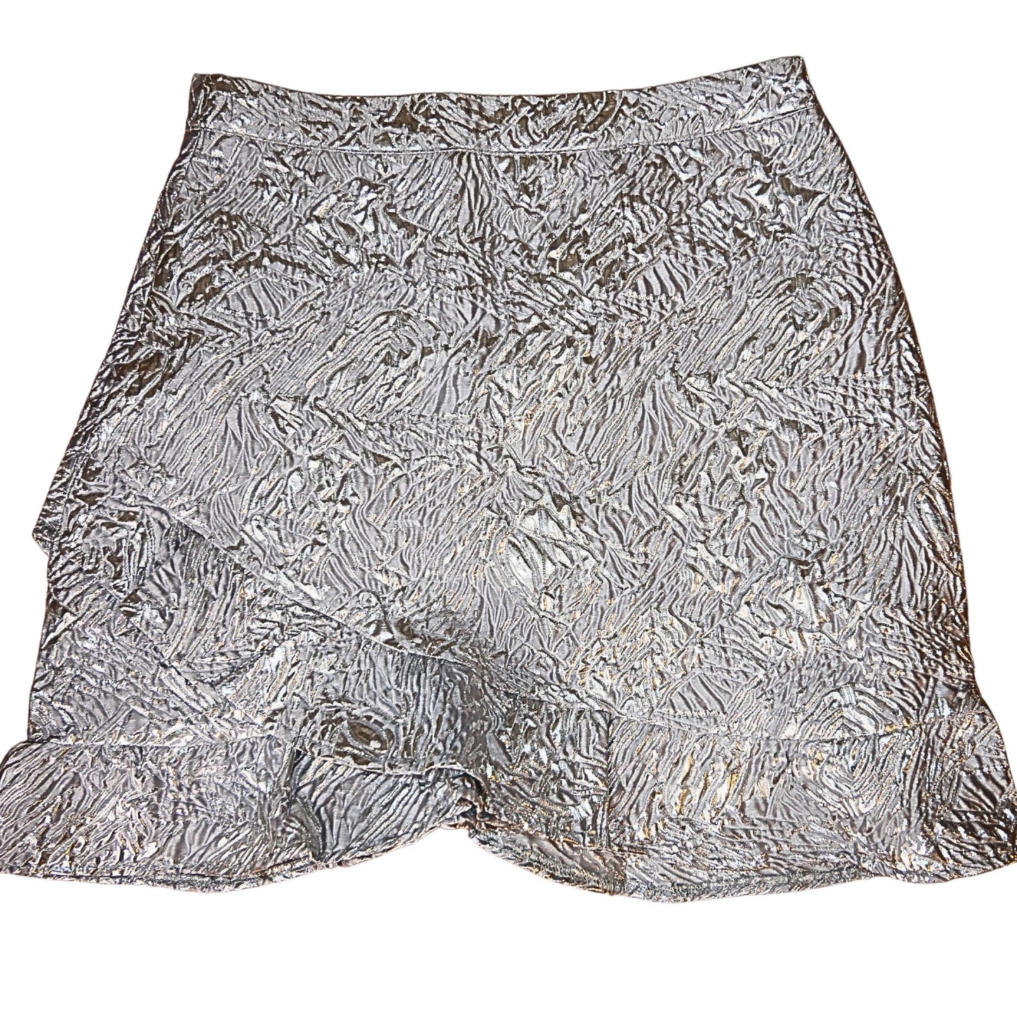 NA-KD Short metallic skirt