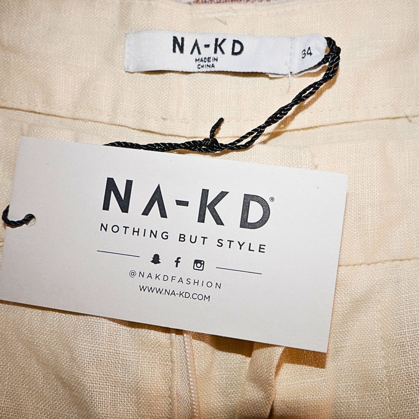 NA-KD Pantalon en lin