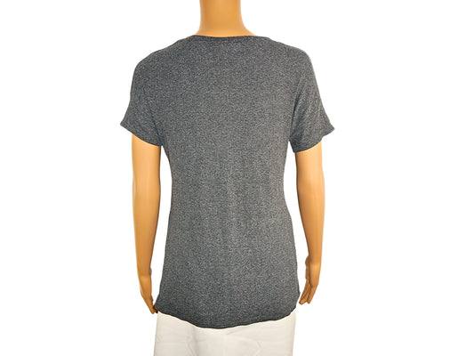 T-shirt gris chiné pour femme Newlook