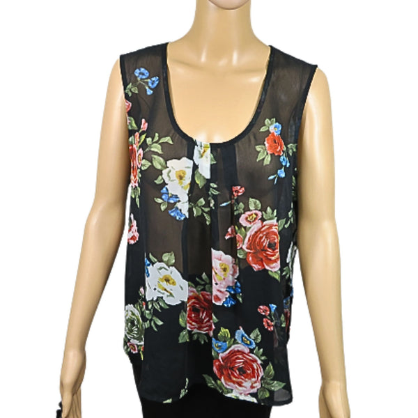 Nur Bluse mit Blumenmuster