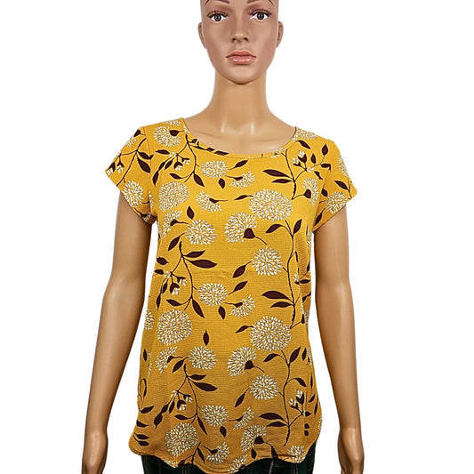 Only Short-sleeved printed blouse