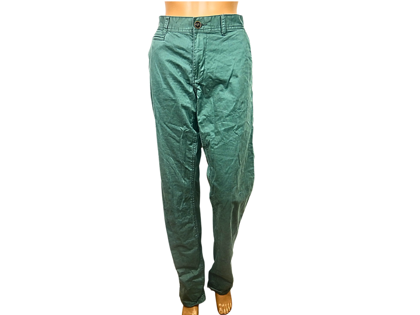 Blue straight pants EDC by ESPRIT for women