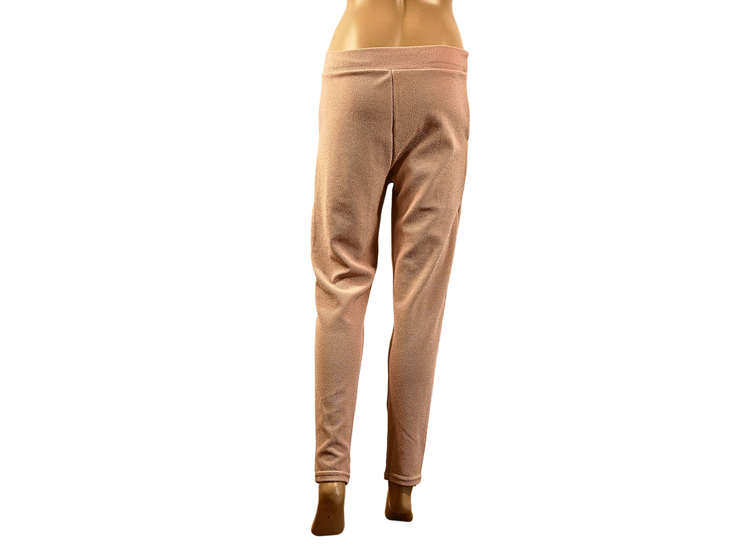 Pantalon Stretch Femme Éclatant en Rose