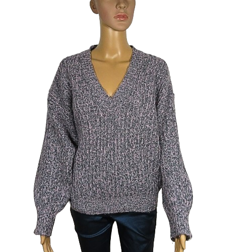 Ferruccio Gray V-neck sweater