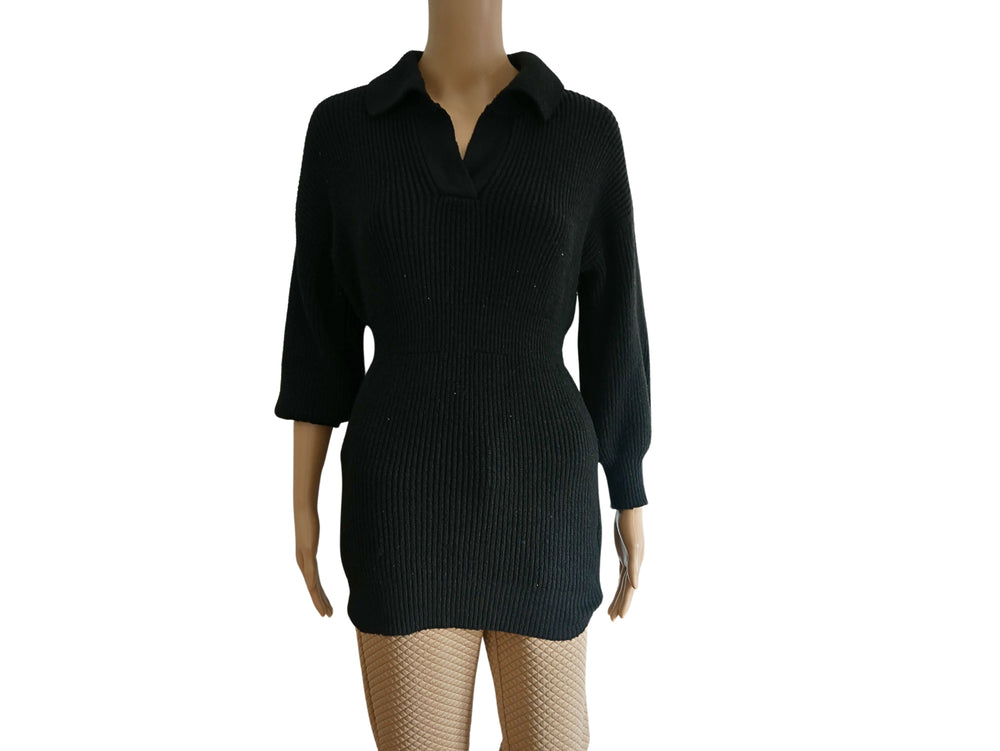 Pull long à manches longues pour femme SHEIN