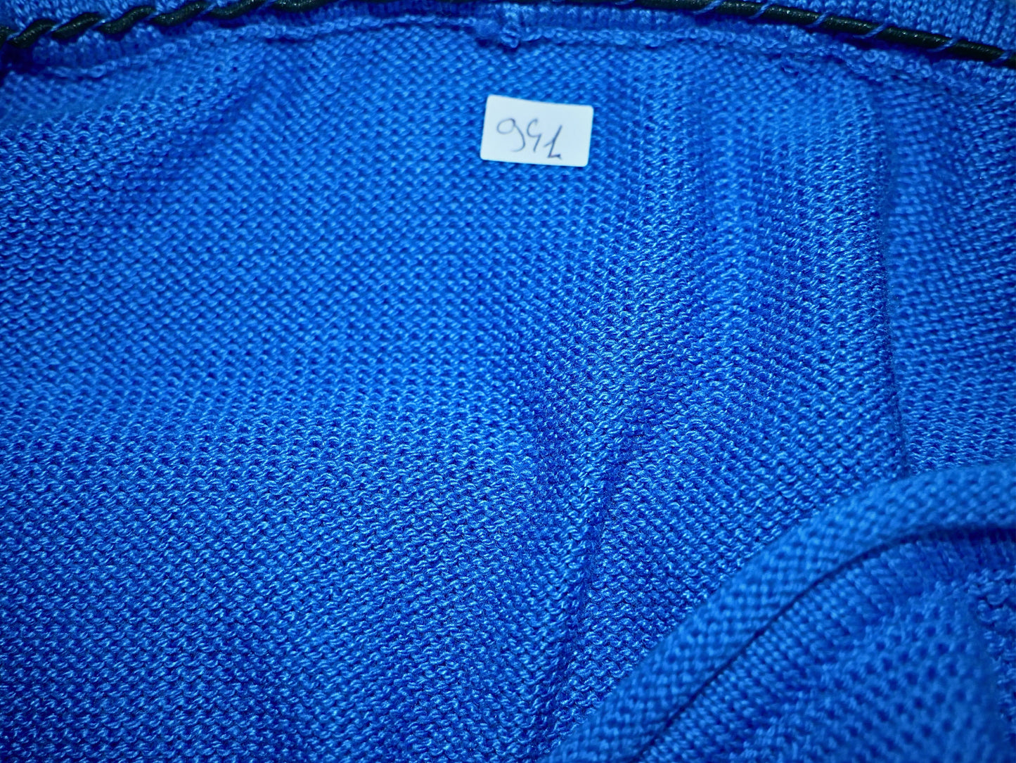 Pull femme bleu à manches longues