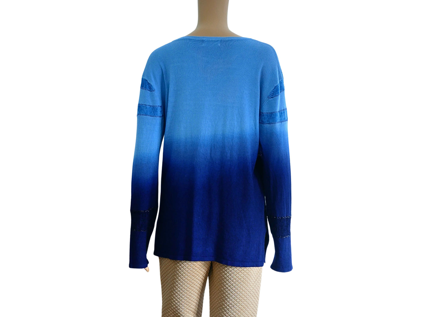 Pull à col large et manches longues pour femme