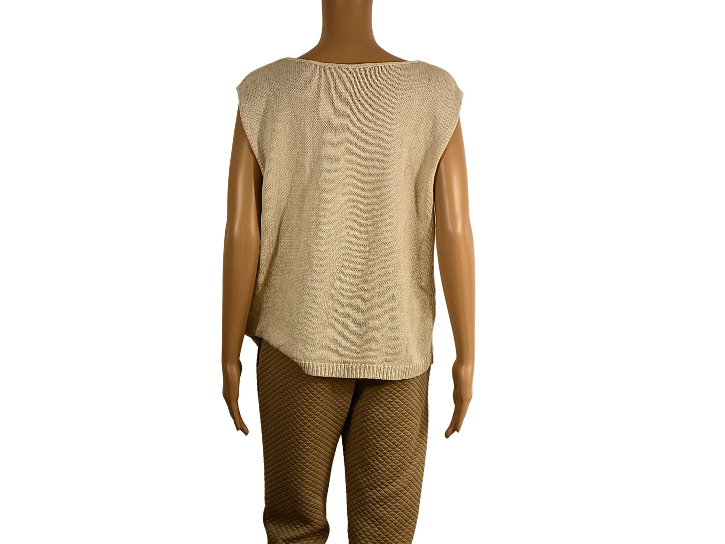 Pullover sans manches col rond pour femme Giorgio