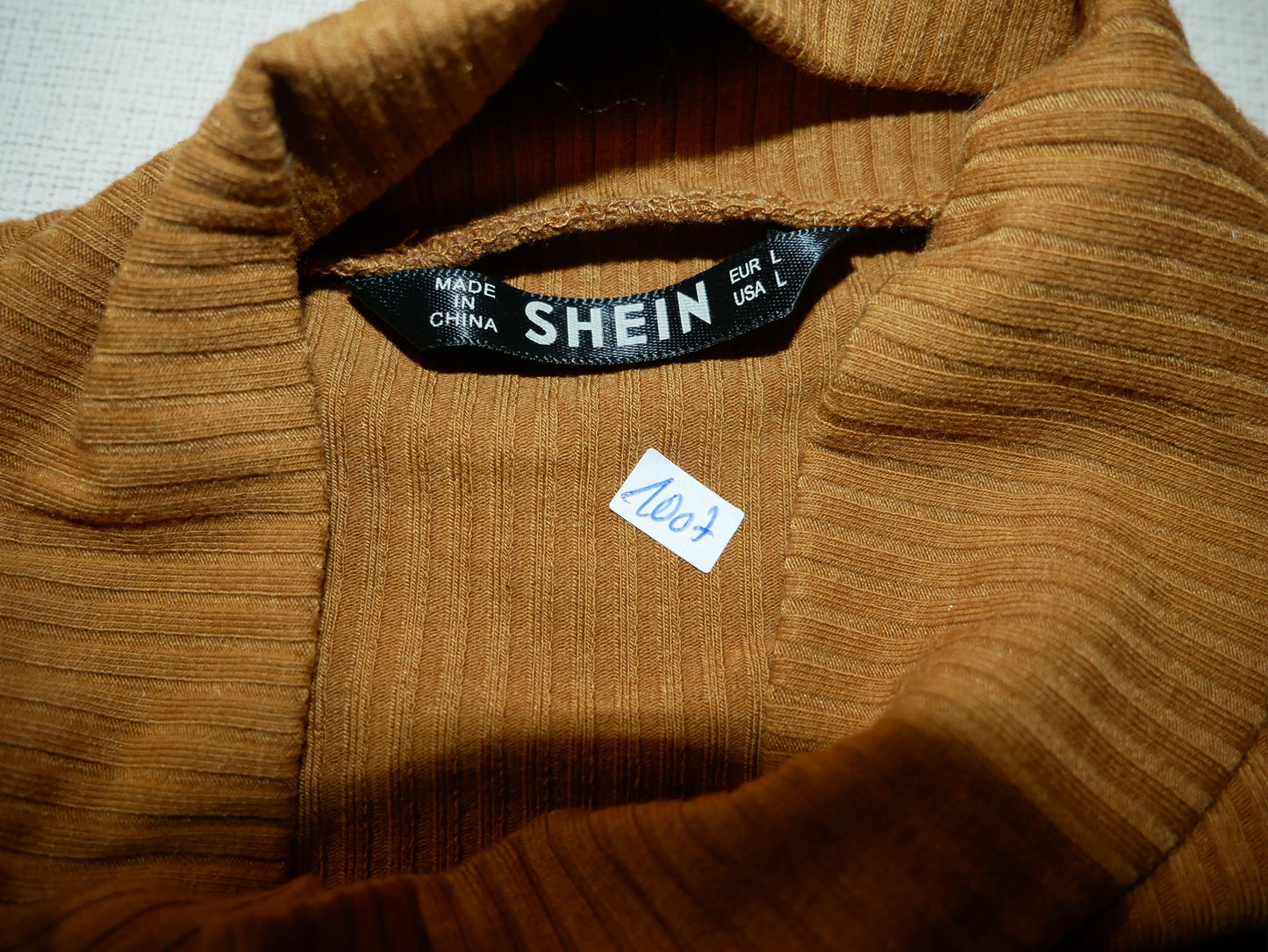 Pullover Shein à col roulé pour femme