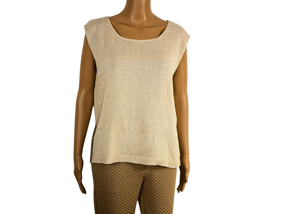 Pullover sans manches col rond pour femme Giorgio