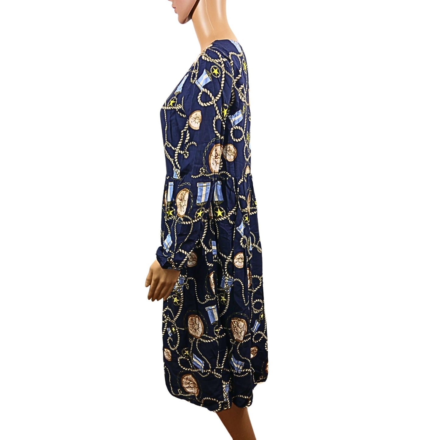 RICH&amp;ROYAL Kleid mit Schal-Print