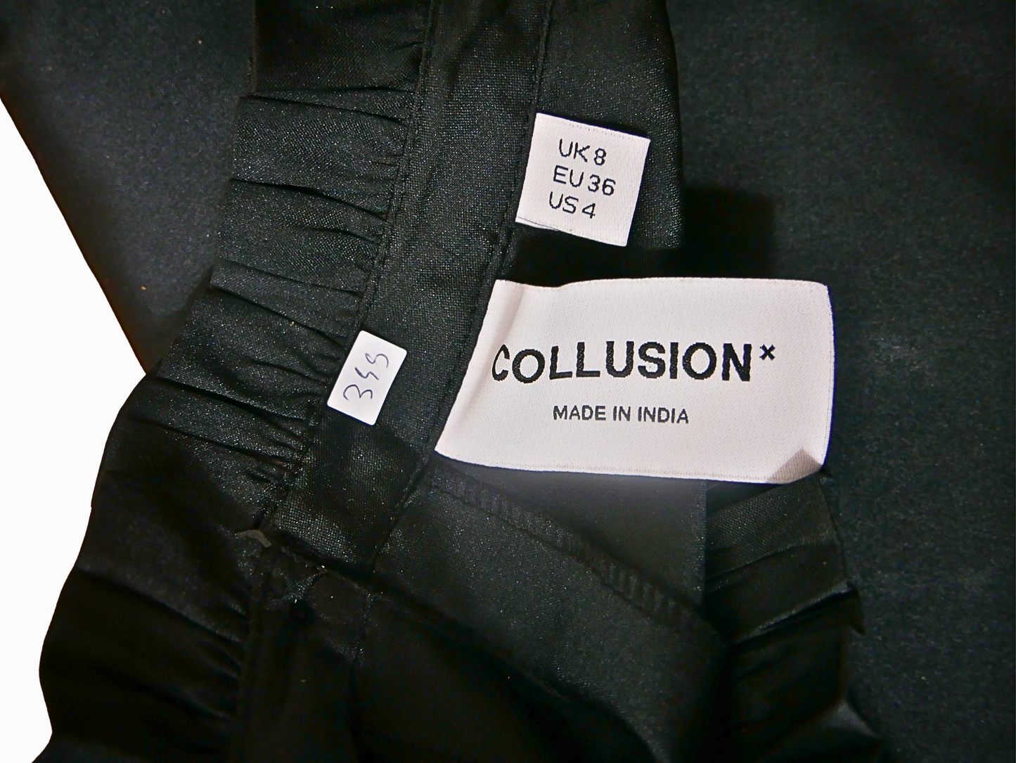 COLLUSION balloon sleeve dress