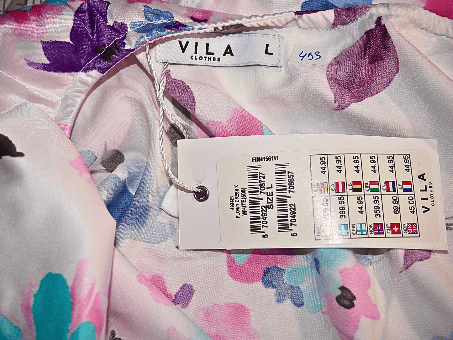 Vila Robe courte asymétrique