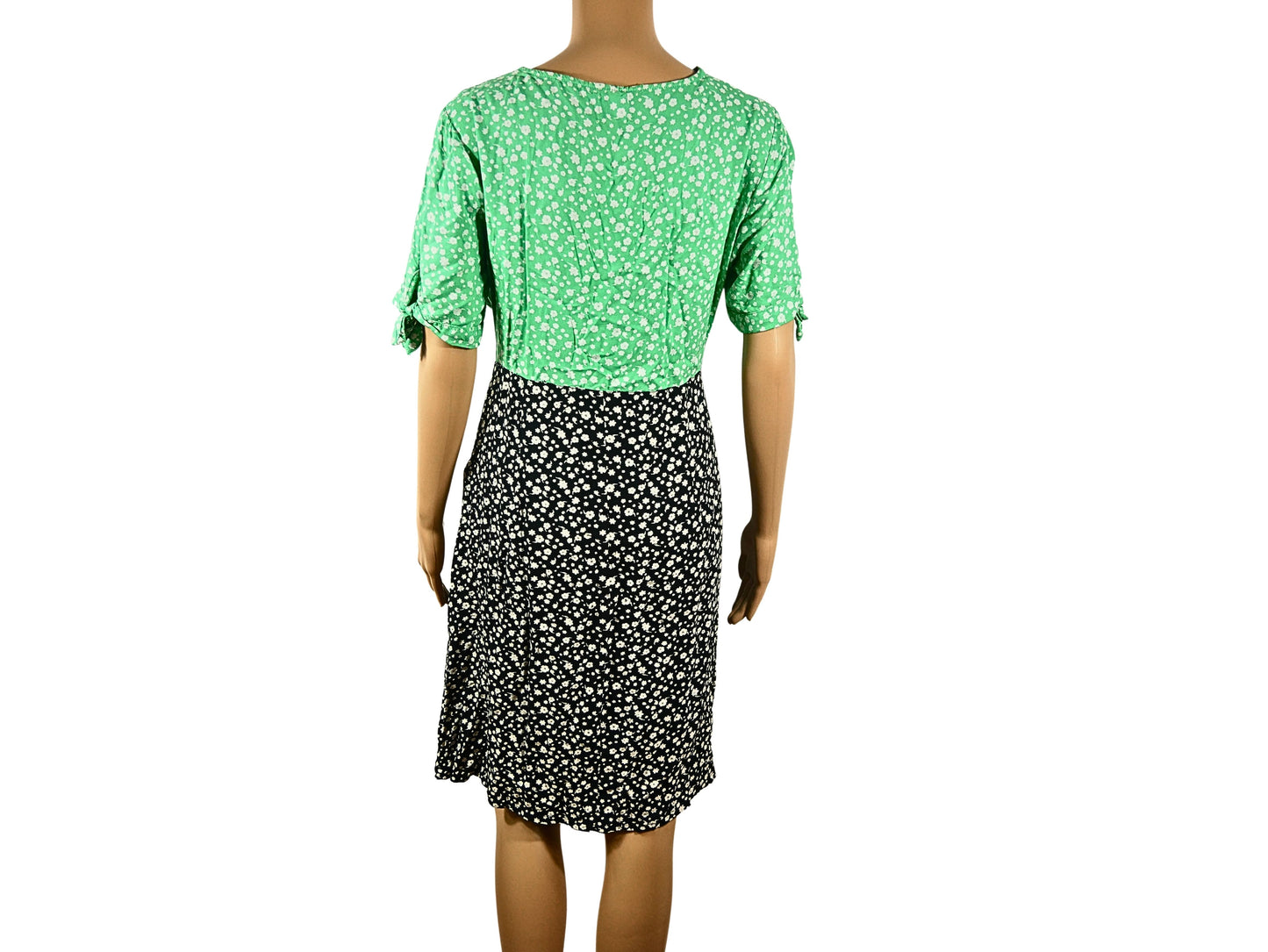 Robe courte bicolore Asos - Imprimé floral élégant