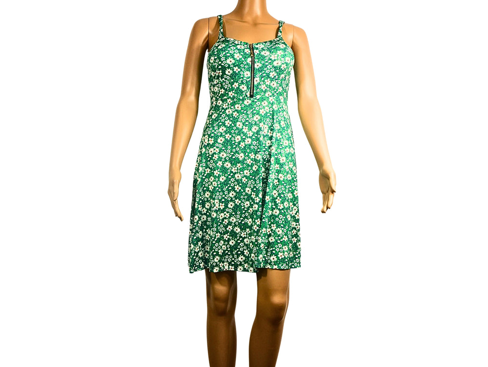 Short dress with print for women