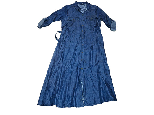 Robe en jean bleu