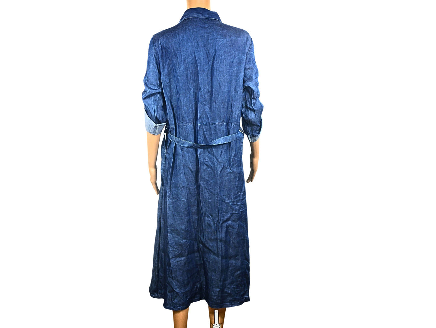 Robe en jean bleu