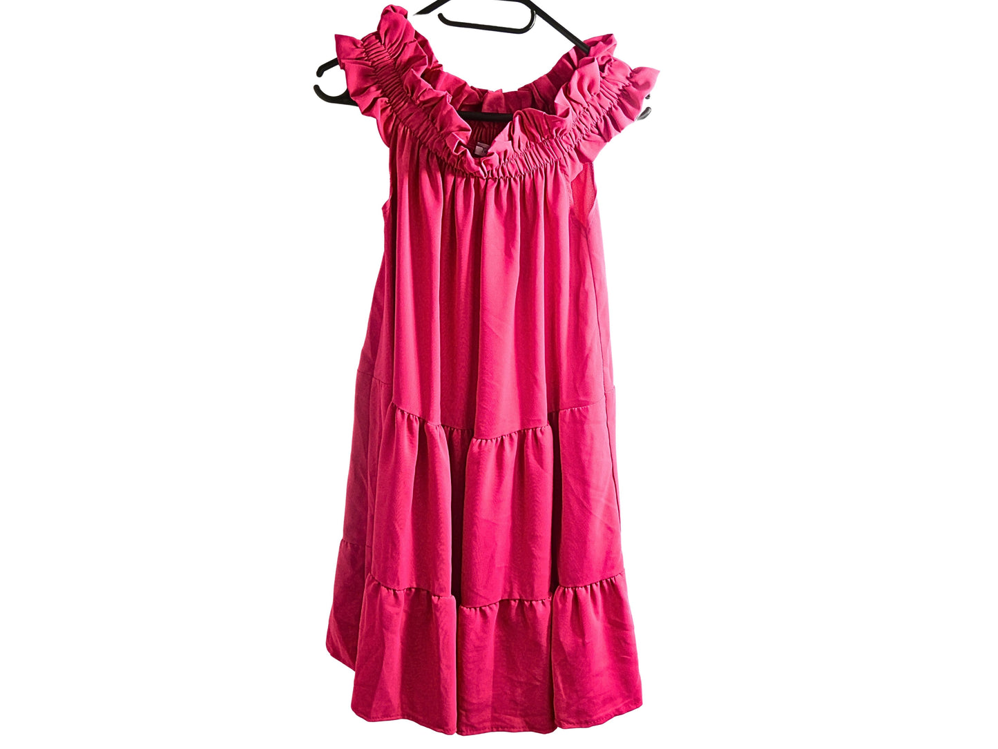 Robe fuchsia coupe mini