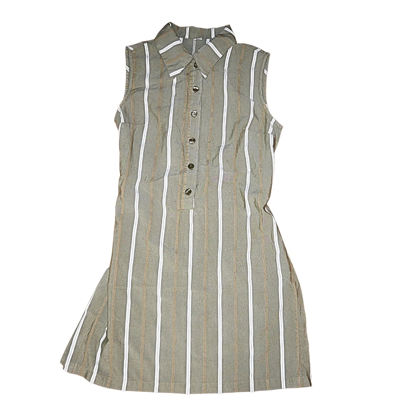 Buttoned tunic dress