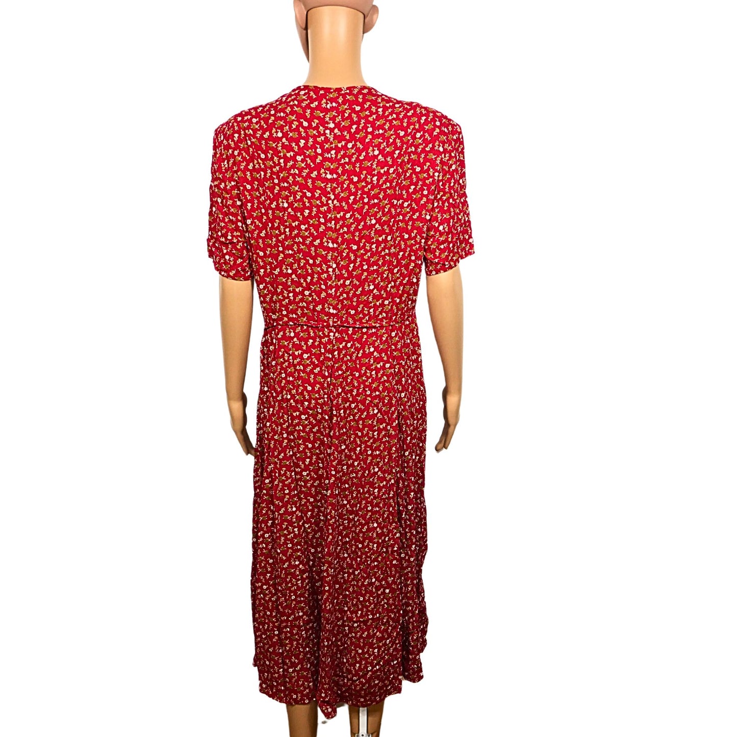 Robe vintage fluide rouge