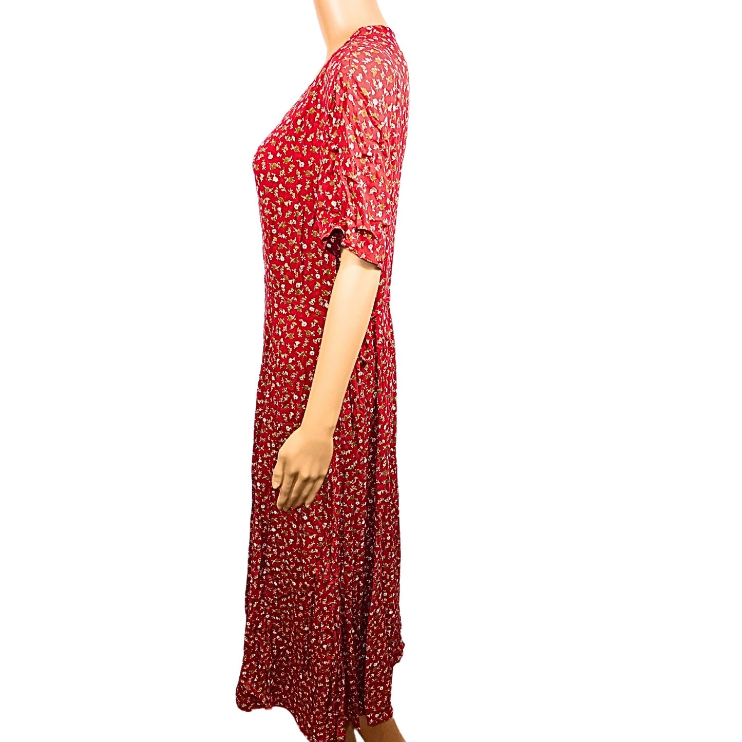 Robe vintage fluide rouge