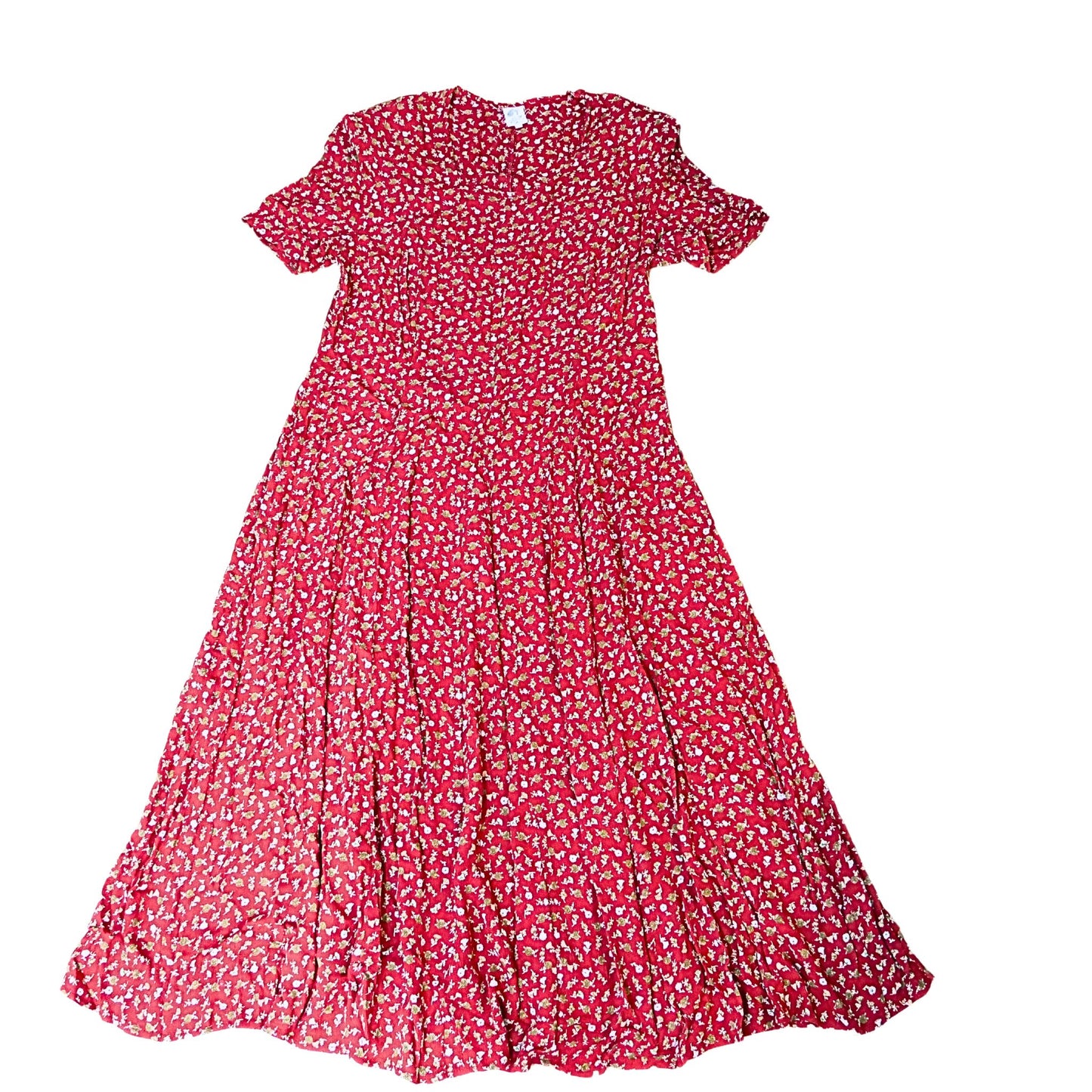 Robe vintage fluide rouge