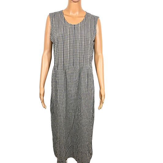 Vintage sleeveless midi dress