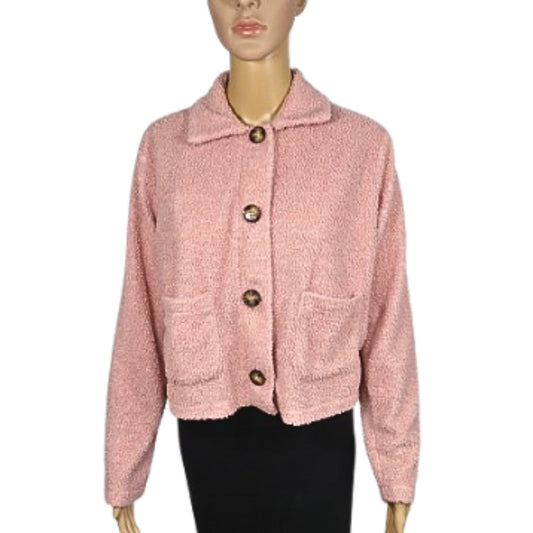 SHEIN Lightweight Plush Jacket