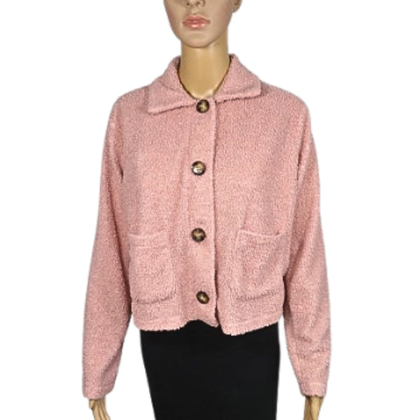 SHEIN Lightweight Plush Jacket