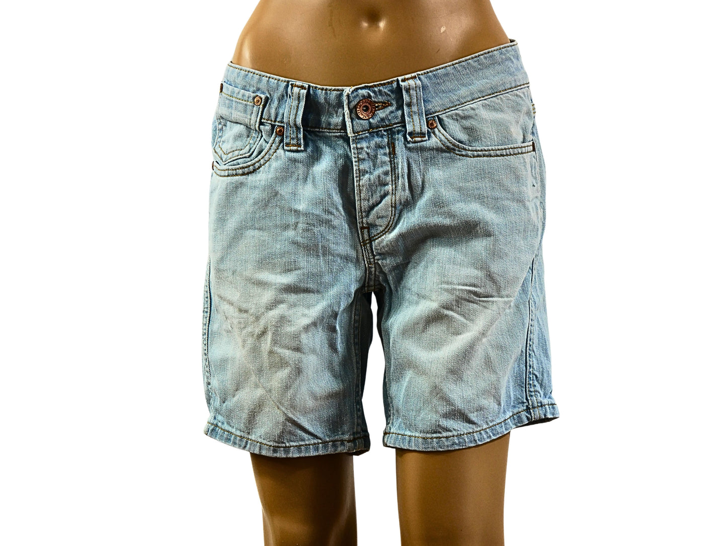 Short en jean délavé Next pour femme
