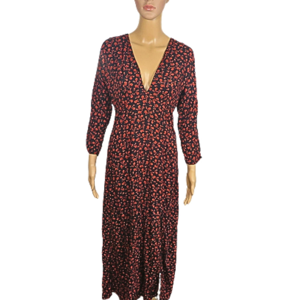 Stradivarius Robe longue florale