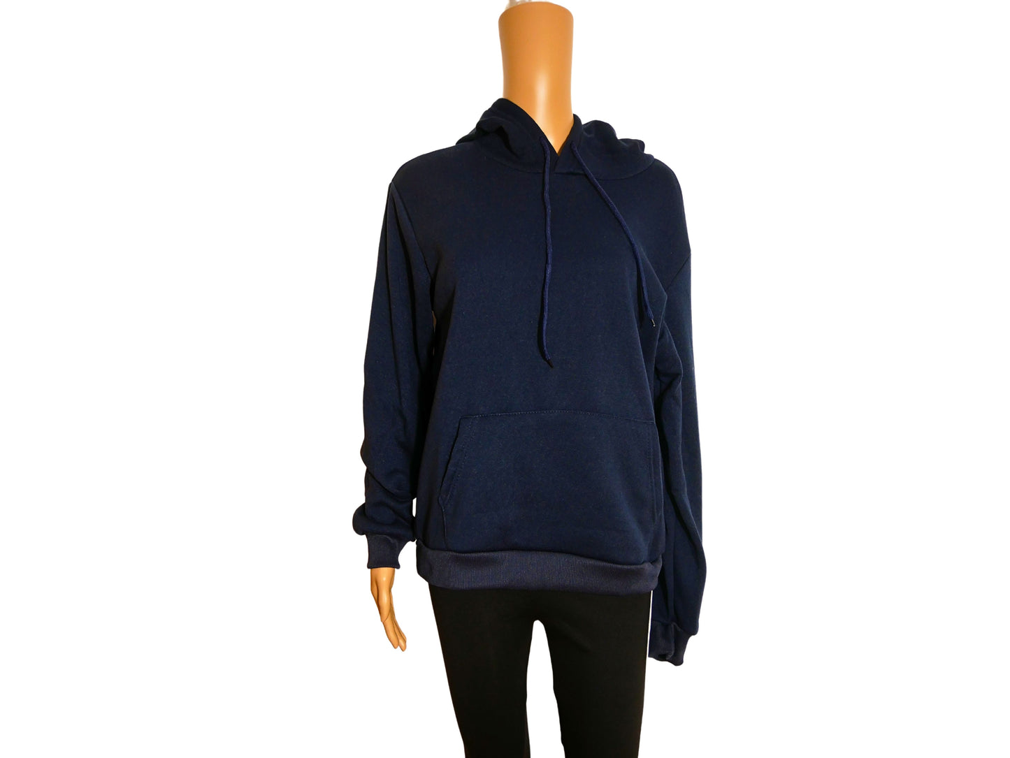 Sweat-Shirt bleu a Capuche avec longue manches pour femme