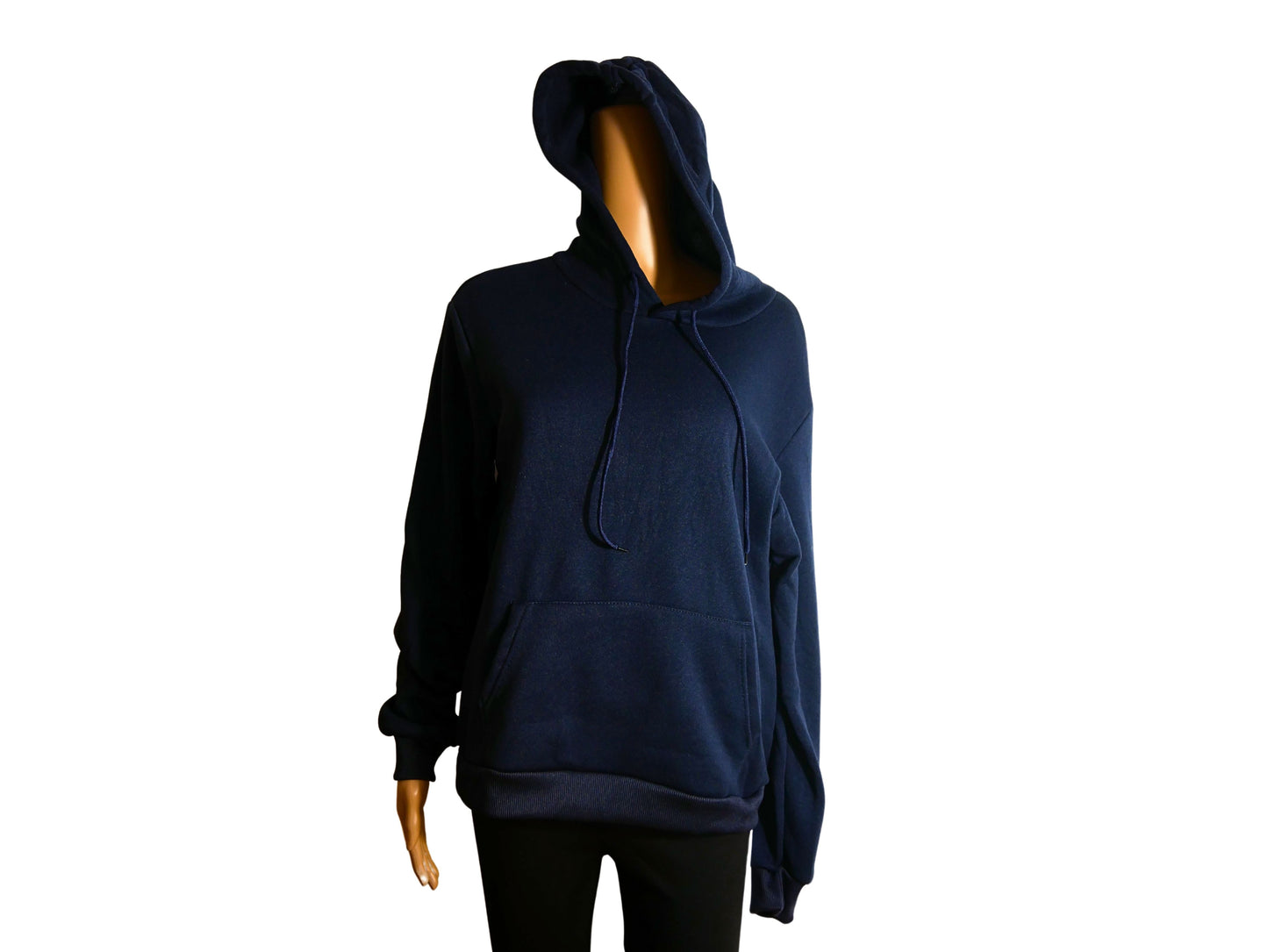 Sweat-Shirt bleu a Capuche avec longue manches pour femme