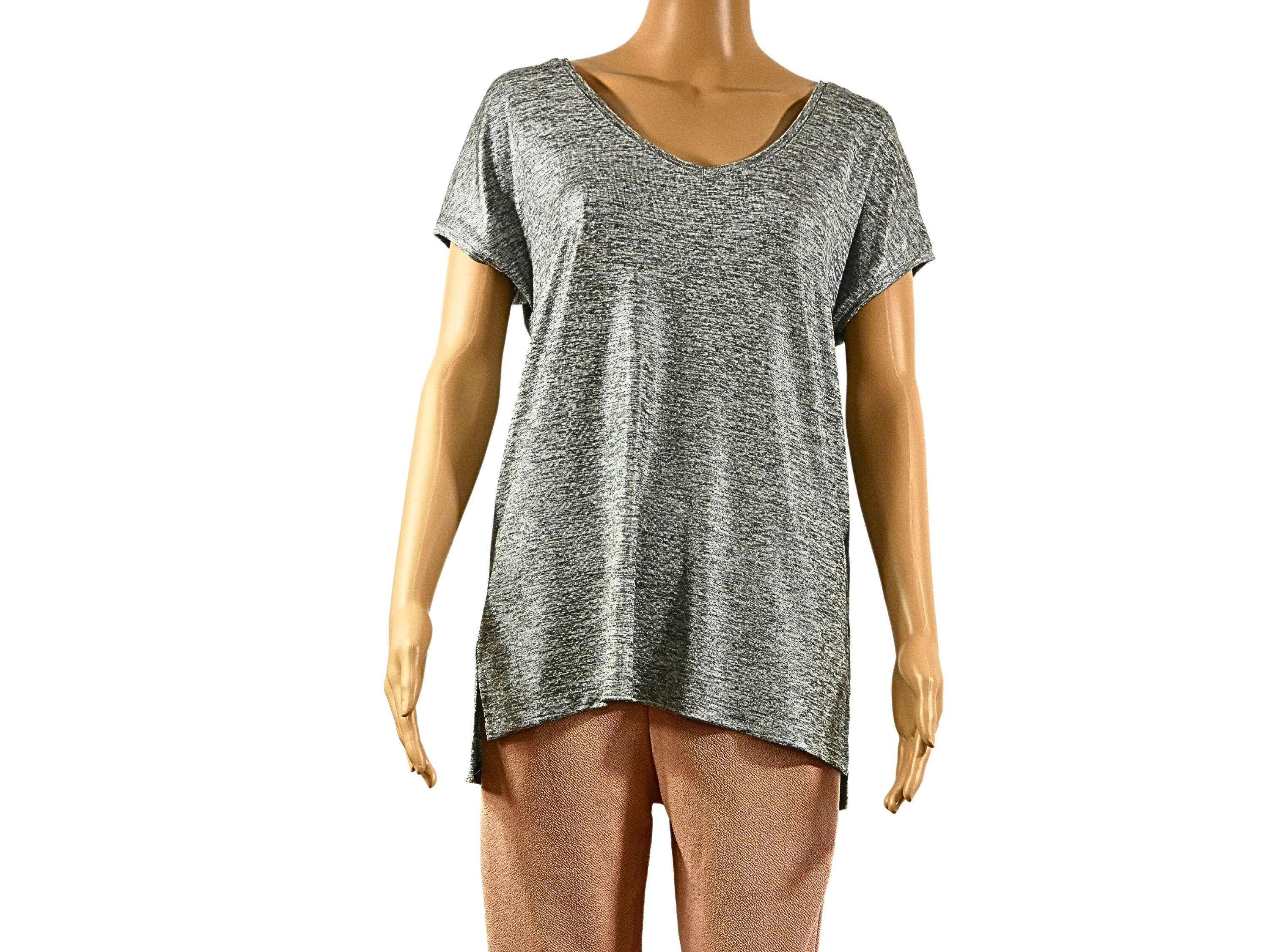 T-shirt fluide Dunnes pour femme - Gris EU38