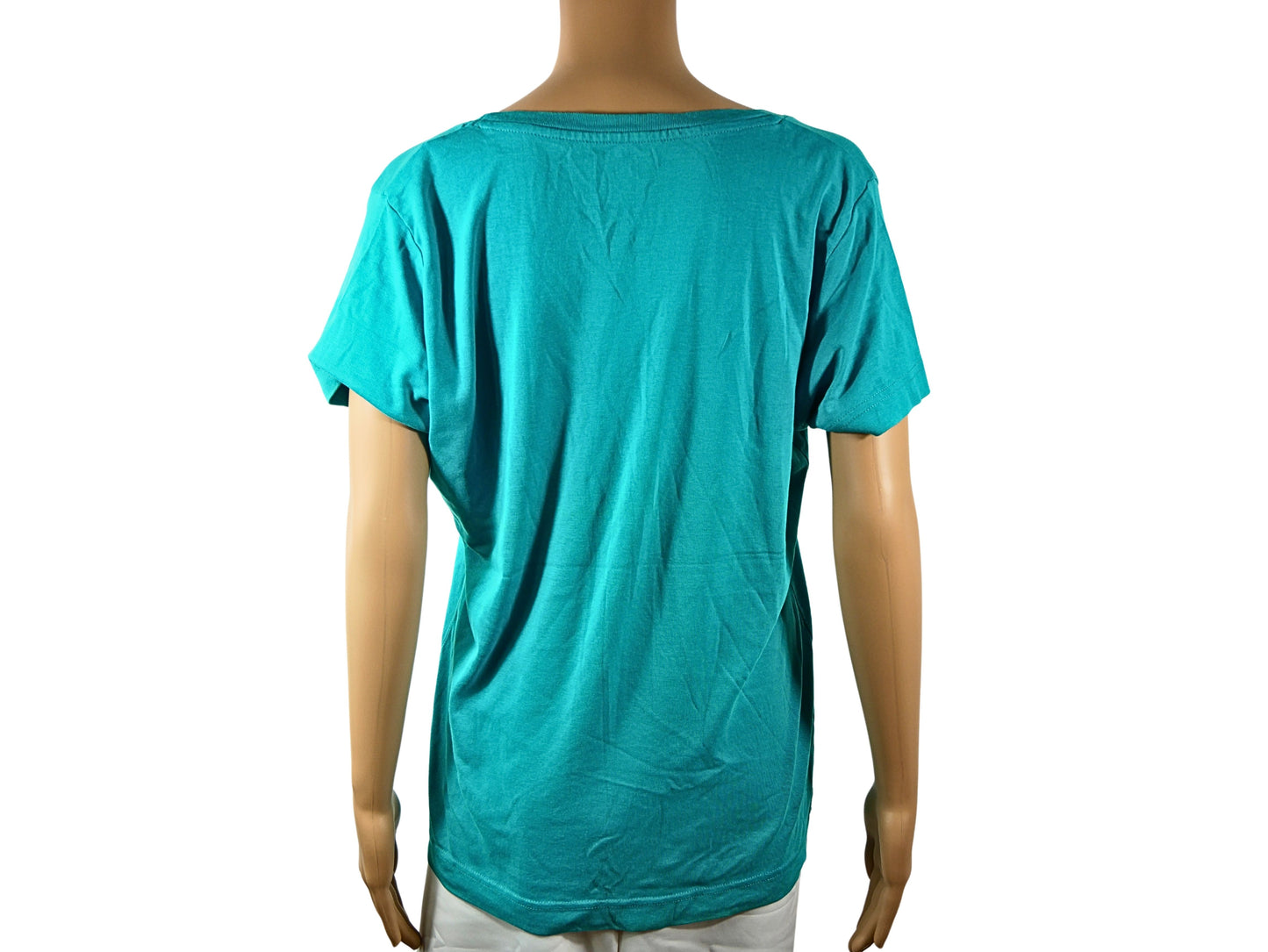 T-shirt Vert Femme Taille UK20 - Seconde Main